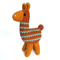 Lou the Llama amigurumi pattern by Llama Lou Crochet