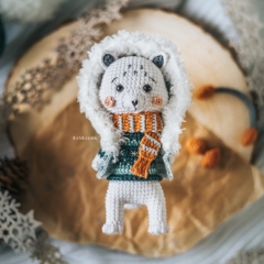 Snow - The Artic Fox amigurumi pattern by LovLoops