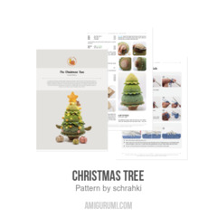 Christmas Tree amigurumi pattern by schrahki