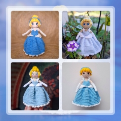 Cinderella mini doll amigurumi pattern by Co Tam Crafts
