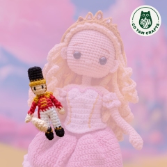 Nutcracker mini doll amigurumi pattern by unknown