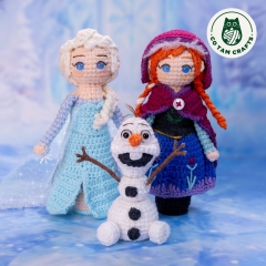 Olaf Mini Doll amigurumi pattern by unknown