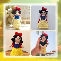 Snow White mini doll  amigurumi pattern by Co Tam Crafts