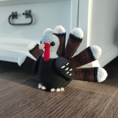 Gobblesworth the Turkey amigurumi pattern by Miss Cuddlington