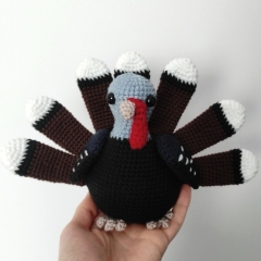 Gobblesworth the Turkey amigurumi by Miss Cuddlington