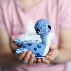 Dinosaur Plesiosaur Bluey amigurumi by Loopy Pattern