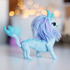 Dragon Sisu amigurumi pattern by Loopy Pattern