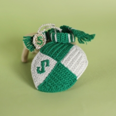 Snake Slythie Hogwarts Mascot amigurumi pattern by Loopy Pattern