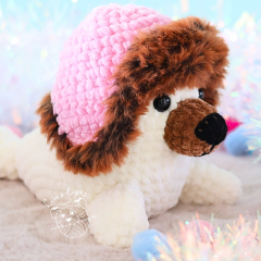 Flurry the winter seal amigurumi by LikeALigerCrochet