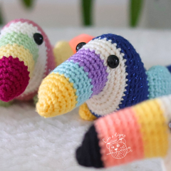 Tilly the toucan amigurumi by LikeALigerCrochet