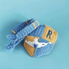 Eagle Ravenna Hogwarts Mascot amigurumi pattern by Crochery