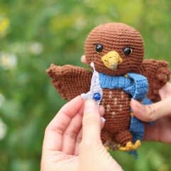 Eagle Ravenna Hogwarts Mascot amigurumi by Crochery
