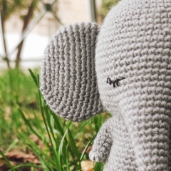 Elephant Chamsi amigurumi by Crochery