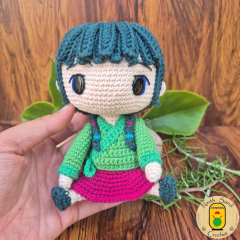 Apothecary Girl amigurumi pattern by Neith Sand Crochet