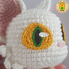 Fuwa the Cat amigurumi pattern by Neith Sand Crochet