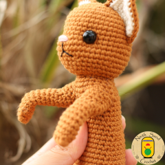 Kohi the Computer Buddy amigurumi pattern by Neith Sand Crochet