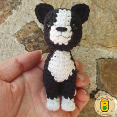 Kosu The Tiny Tuxedo Cat amigurumi by Neith Sand Crochet