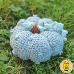 Seven Squashy Pumpkins amigurumi by Neith Sand Crochet