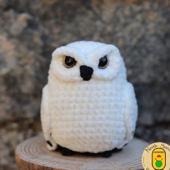 Shiro the Owl amigurumi pattern by Neith Sand Crochet