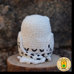 Shiro the Owl amigurumi by Neith Sand Crochet