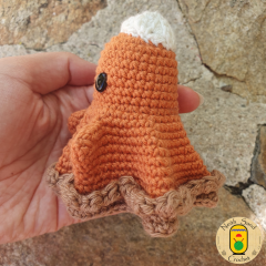 Yuuta the Ghost amigurumi by Neith Sand Crochet