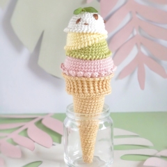Build your ice cream amigurumi by Cocorumi Design