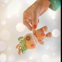Ginger Scrump amigurumi pattern by Cocorumi Design