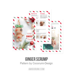 Ginger Scrump amigurumi pattern by Cocorumi Design