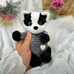 Little Badger amigurumi pattern by DanArtEstonia