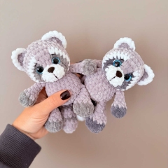 Little Raccoon amigurumi by DanArtEstonia