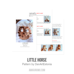 Little horse amigurumi pattern by DanArtEstonia