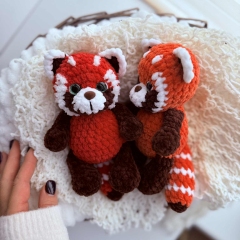 Red Panda amigurumi pattern by DanArtEstonia