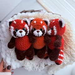 Red Panda amigurumi pattern by DanArtEstonia