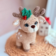 Rudy the reindeer amigurumi pattern by DanArtEstonia