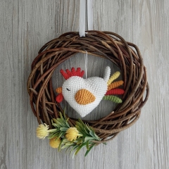 Chicken and Rooster amigurumi pattern by AmiGuide