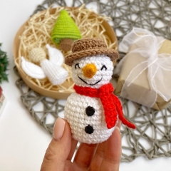 Christmas ornament set amigurumi by AmiGuide