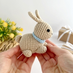 Sweet bunny toy amigurumi by AmiGuide