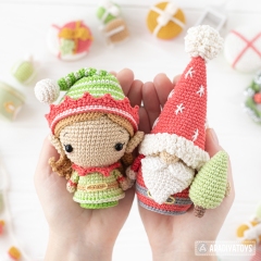 Christmas Minis set 3 amigurumi pattern by AradiyaToys