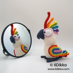 Coco the Cockatoo amigurumi pattern by IlDikko