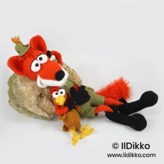 Fritz the Fox amigurumi pattern by IlDikko