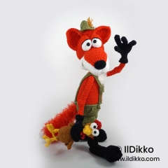 Fritz the Fox amigurumi by IlDikko