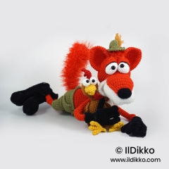 Fritz the Fox amigurumi pattern by IlDikko