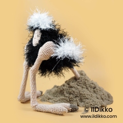 Oswald the Ostrich amigurumi pattern by IlDikko