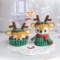 Reversible Reindeer Cupcake