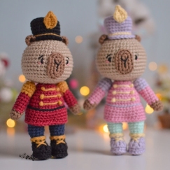 Joy the nutcracker capybara