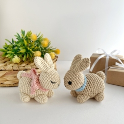 Sweet bunny toy by AmiGuide