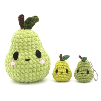 Cute Pear amigurumi pattern by DIY Fluffies