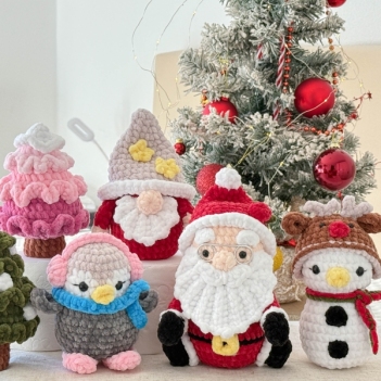 Christmas Friends amigurumi pattern by RNata