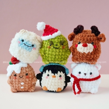 Xmas Friends amigurumi pattern by Khuc Cay