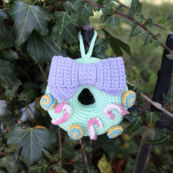 Mini Candy Wreath amigurumi pattern by Smiley Crochet Things